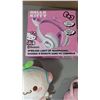 Image 3 : Lot of Plush Toys & Hello Kitty Collectibles w/ Wireless Light-Up Headphones, Crocheted Donut, & Mor