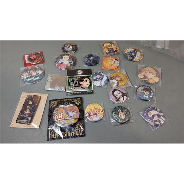 Lot of Mostly Assorted Demon Slayer (Kimetsu no Yaiba) Pins