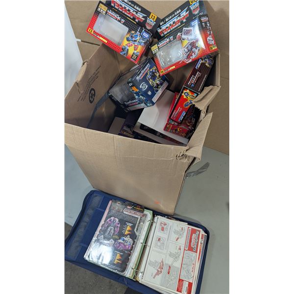 Lot of Transformers Manuals & Boxes