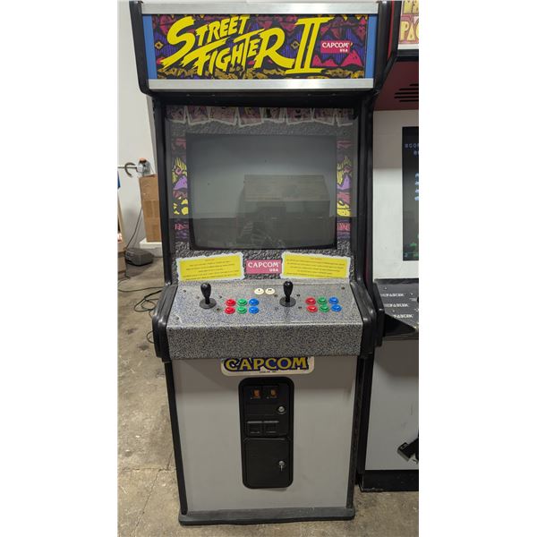Street Fighter II Upright Arcade Cabinet