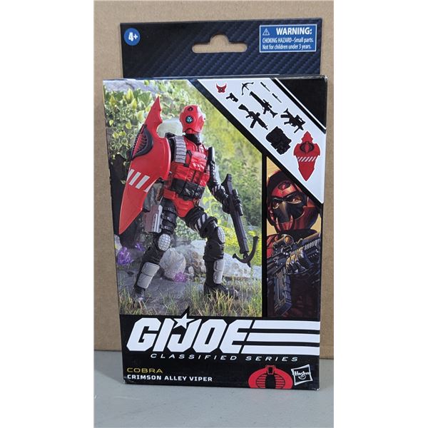 Sealed Hasbro GI Joe: Classified Series Cobra Crimson Alley Viper Action Figure