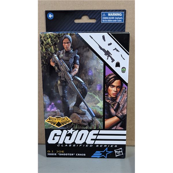 Sealed Hasbro GI Joe: Classified Series Jodie "Shooter" Craig Action Figure