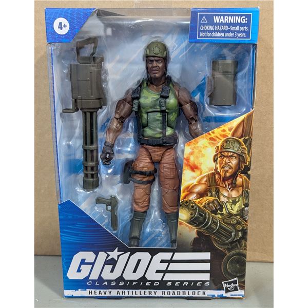 Sealed Hasbro GI Joe: Classified Series Heavy Artillery Roadblock Action Figure