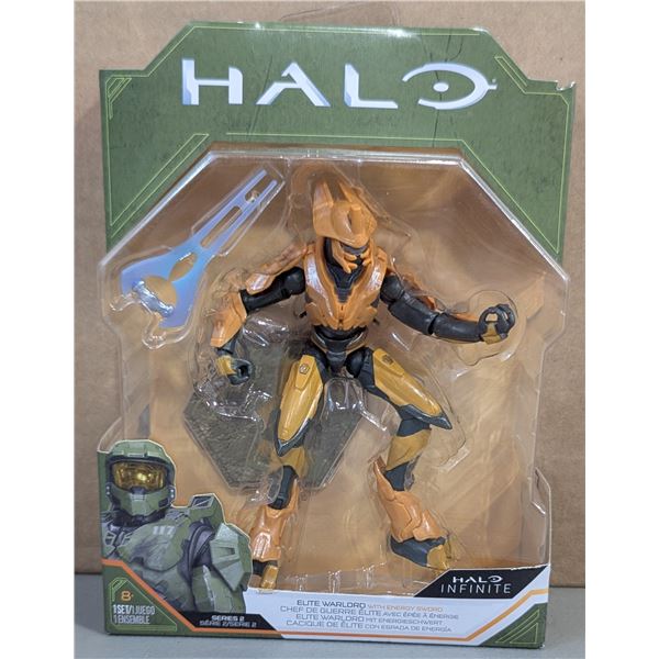 Sealed Halo Elite Warlord w/ Energy Sword Action Figure