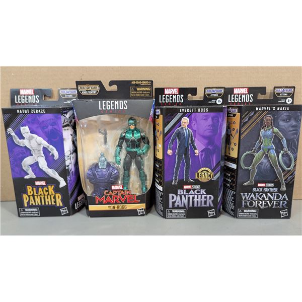 4 Sealed Hasbro Marvel Legends Action Figures w/ Hatut Zeraze, Yon-Rogg, & More