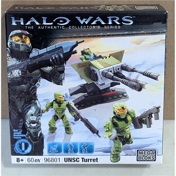 Halo Wars Mega Bloks UNSC Turret : The Authentic Collector's Series