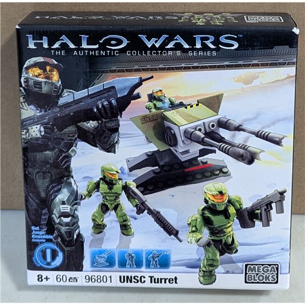 Halo Wars Mega Bloks UNSC Turret : The Authentic Collector's Series