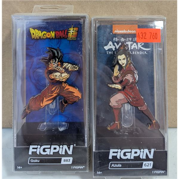 Figpin Pins: Goku and Azula