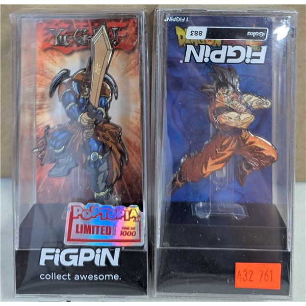 Figpin Pins: Goku and YU-GI-OH: Flame Swordsman
