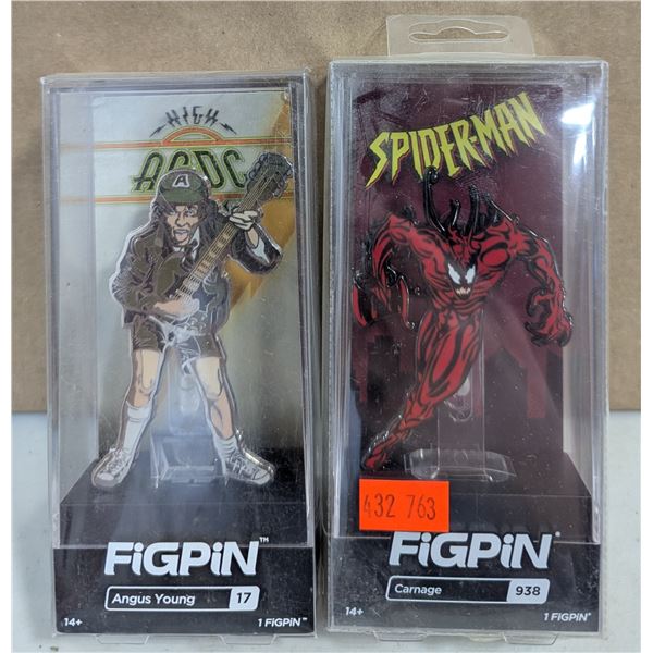 Figpin Pins: Angus Young and Carnage