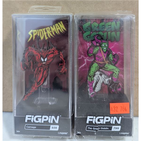Figpin Pins: Carnage and The Green Goblin