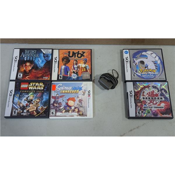 DS/3DS Games, Lego Star Wars, Scribblenauts, The urbz, Last airbender, pokemon soulsilver Bakuga