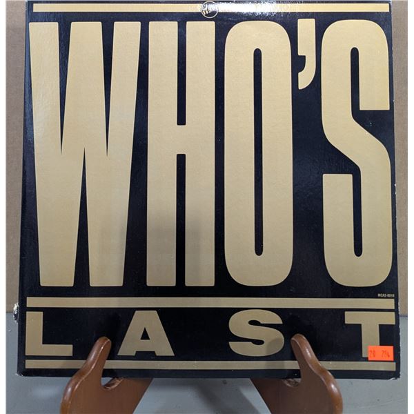 Who's Last Vinyl Record