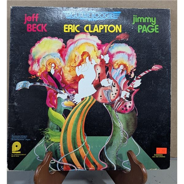 Jeff Beck/Eric Clapton/Jimmy Page Guitar Boogie Vinyl Record