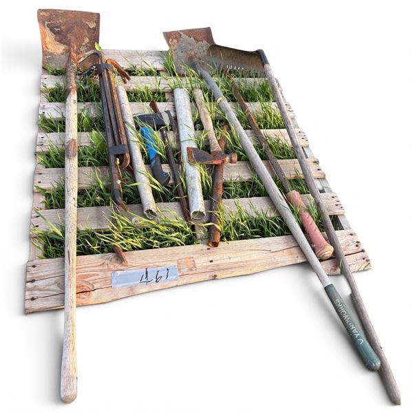 Pallet of Long Handle Tools