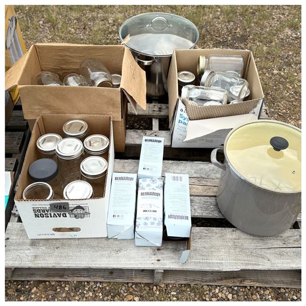 Lot of Canning Supplies Some NEW
