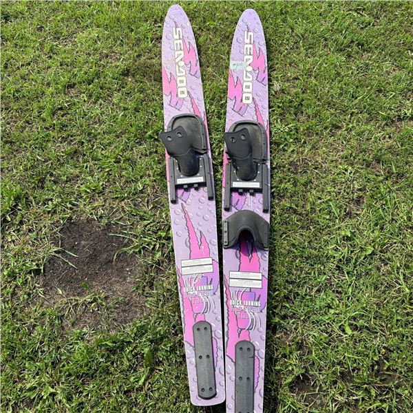 Seadoo Water Skis with Tapered Tail