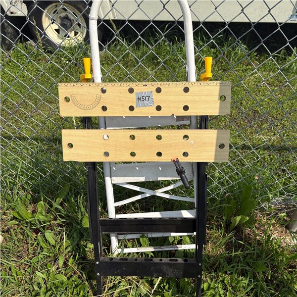 Foldable Workbench and Step Ladder