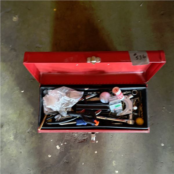 Red Mastercraft Toolbox c/w Many Tools