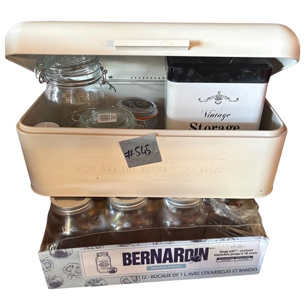 Canning Jars and Other Kitchen Containers