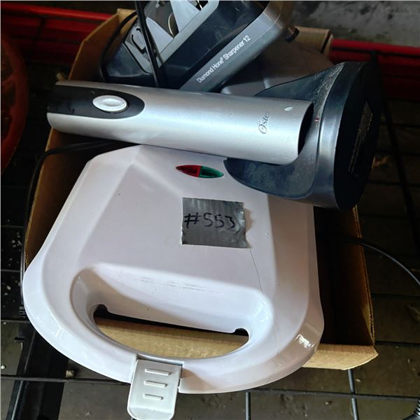 Waffle Maker, Knife Sharper, Electric Wine Bottle Opener