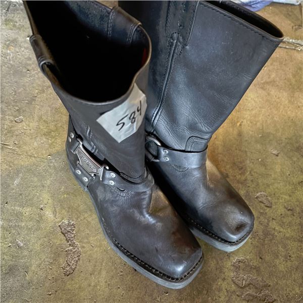 Harley Davidson Square Toe Boots Women’s Size 10