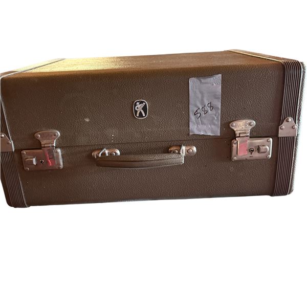 Vintage Gold Horner Suitcase