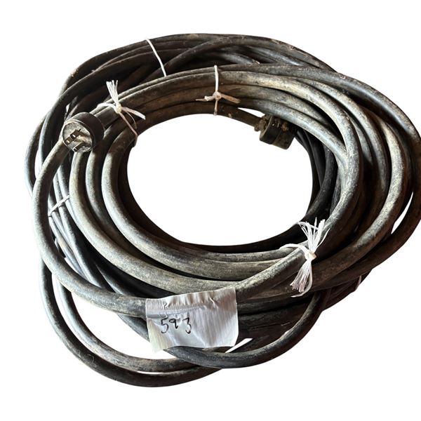 Two Heavy Duty Extension Cables 50 Ft plus