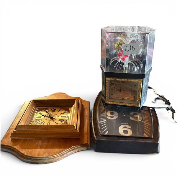 Three Clocks