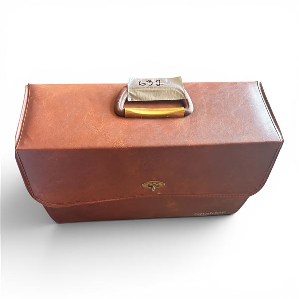 Vintage Shaklee Brown Briefcase