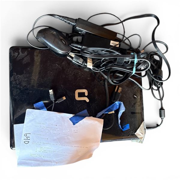 Dell Laptop c/w 2 Chargers and Mouse