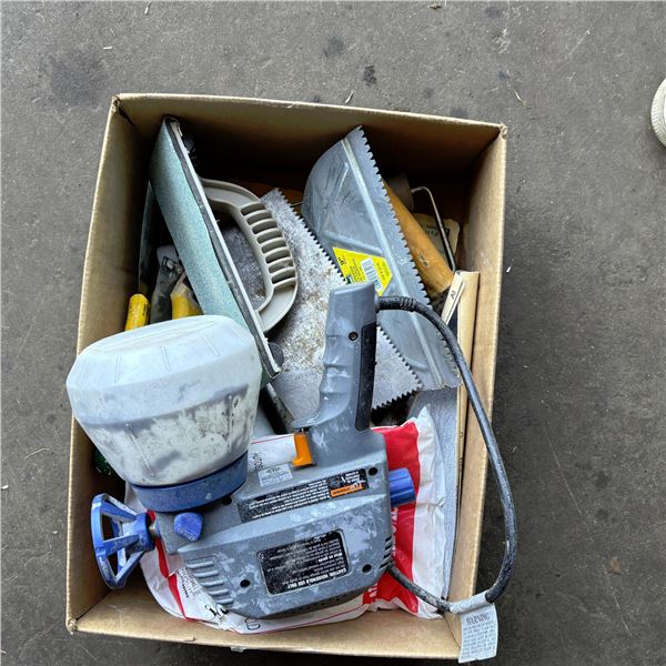 Box of Painting Supplies
