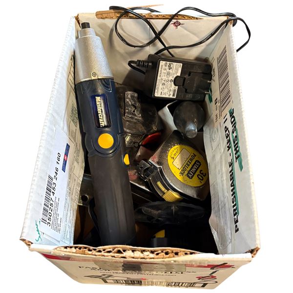 Tape Measures, Mastercraft Drill, Miscellaneous Tools