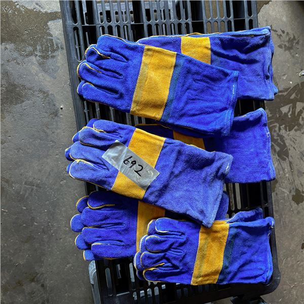 6 NEW Pairs Welding Gloves