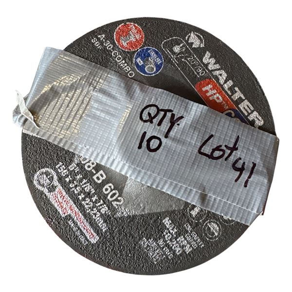 10 6x1/8x7/8 inch grinding disc NEW