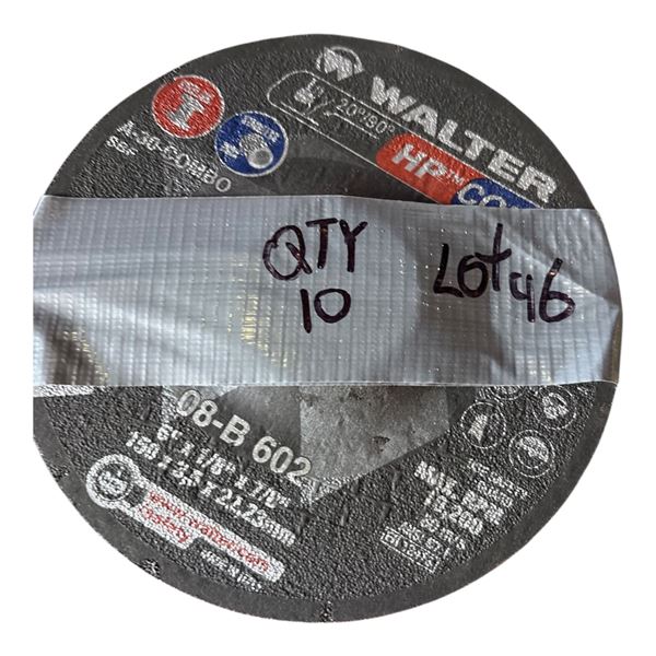 10 6x1/8x7/8 inch grinding disc NEW