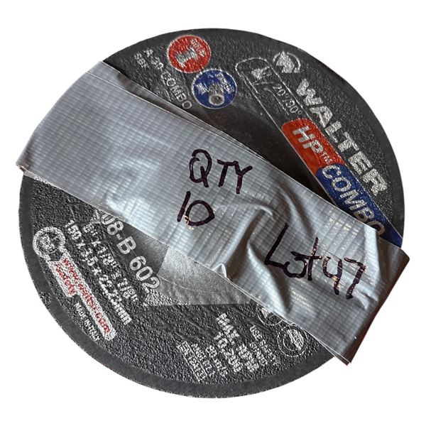 10 6x1/8x7/8 inch grinding disc NEW
