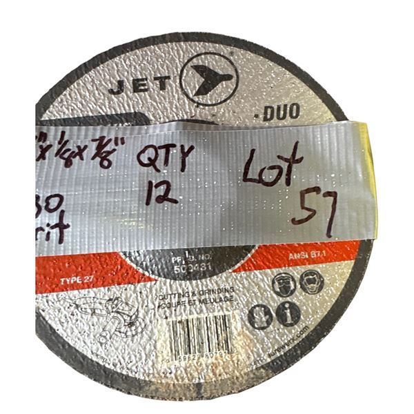 12 6x1/8x7/8 inch grinding disc NEW