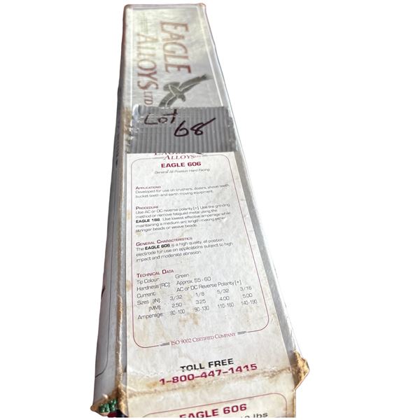 Eagle Alloy welding rods NEW 606 3/32 inch