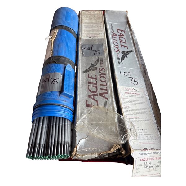 Eagle Alloys Welding Rods 180 1/8, 823 Super 3/16, 823 Super 5/32