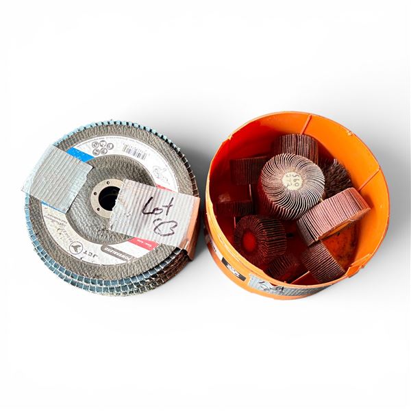 6 Jet Powered Zirconia Flap Disc, Shank Mounted Flap Wheels