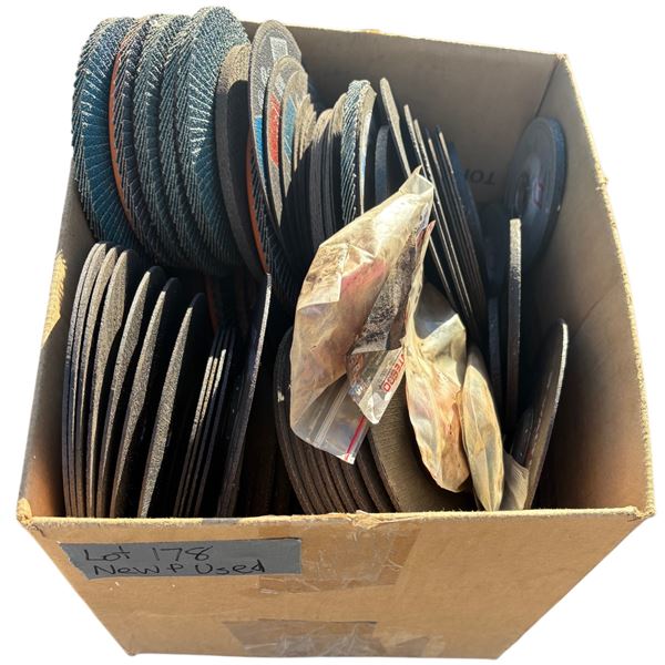 Box of Used Grinding Discs