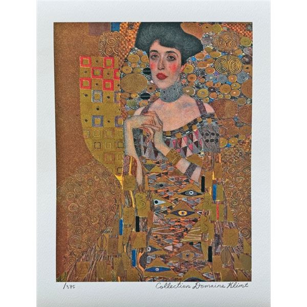 Gustav Klimt PORTRAIT OF ADELE Signed Limited Gicl