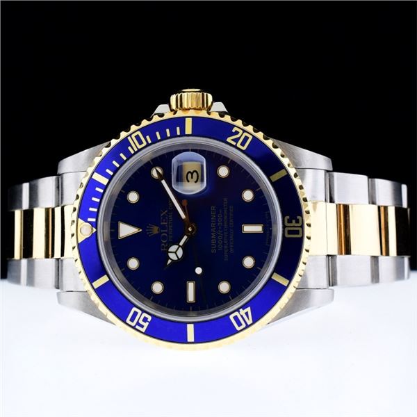 Rolex Submariner Date YG/SS Bluesy 40 Wristwatch