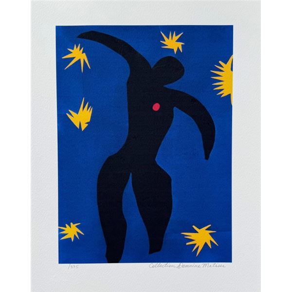 Henri Matisse ICARUS Estate Signed & Stamped Gicle