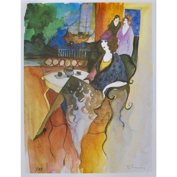 Itzchak Tarkay BEGRUDGING Facsimile Signed Limited