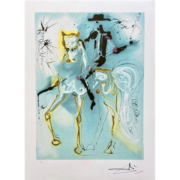 Salvador Dali PICADOR Facsimile Signed Offset Lith