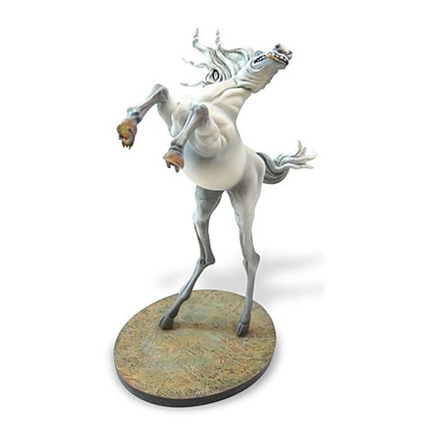 Salvador Dali Horse Temptation of Saint Statue Scu