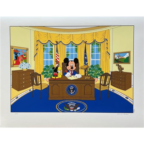 Disney MICKEY MOUSE FOR PRESIDENT Limited Serigrap