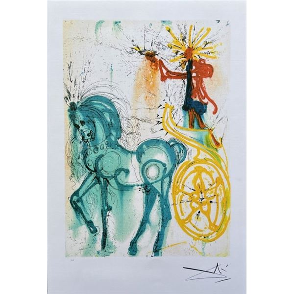 Salvador Dali LE CHEVAL DE TRIOMPHE Offset Lithogr